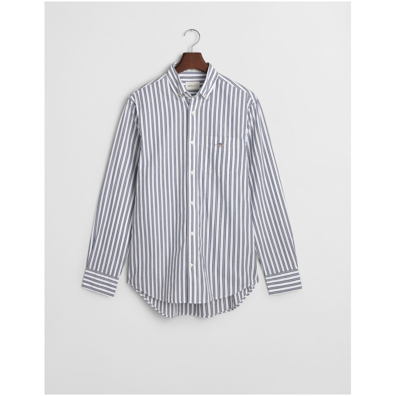 GANT Regular fit striped poplin shirt